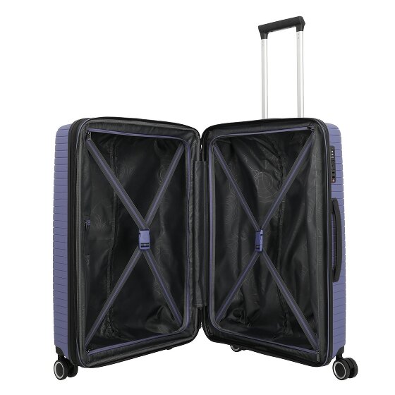 Travelite Orbita 4 ruote Set di valigie 3 pezzi con piega di espansione