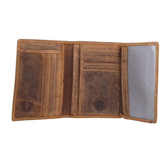 Greenburry Porta carte d'identità vintage RFID in pelle 9 cm