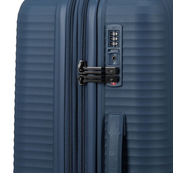 Travelite Air Stripe 4 ruote Set di valigie 3 pezzi espandibile