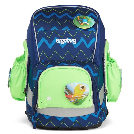 Ergobag Accessori Tasche laterali di sicurezza a led fluo Set 3 pezzi.