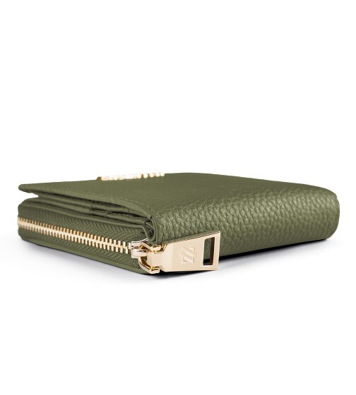 Lazarotti Bologna Portafoglio medio con zip in pelle 10 cm