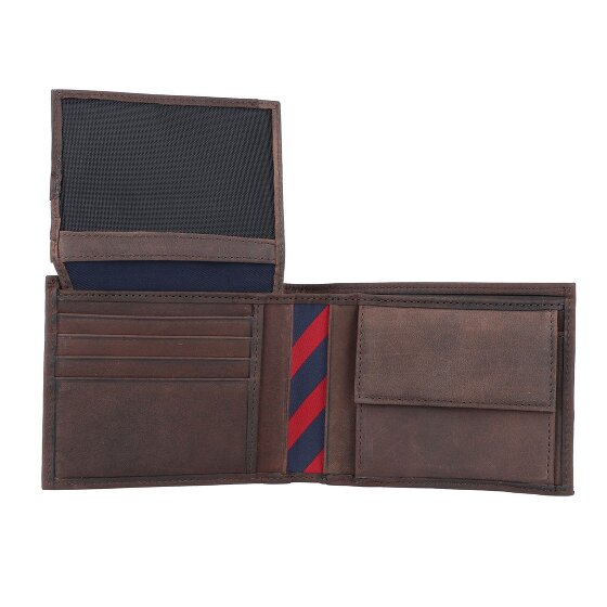 Tommy Hilfiger Portafoglio Johnson in pelle 12,5 cm