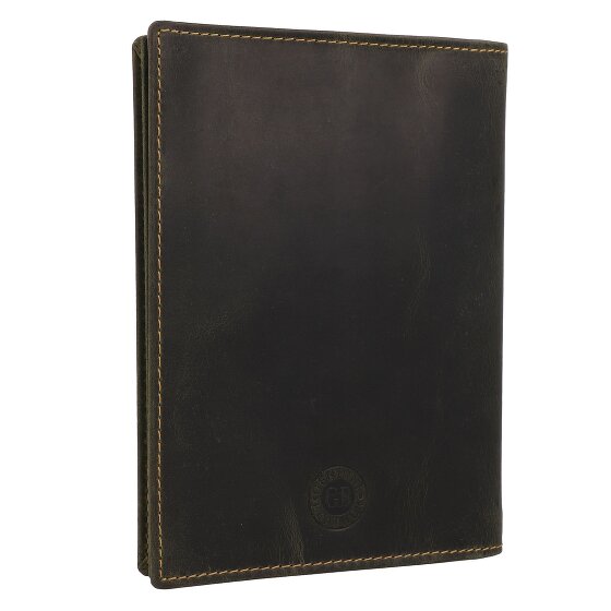 Greenburry Portadocumenti vintage in pelle 12 cm