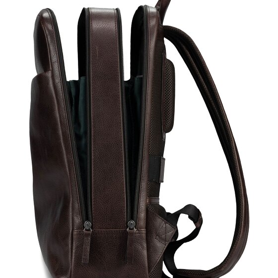 Jost London Zaino da giorno Vera Pelle 44 cm Vano porta PC