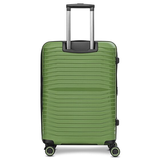 Stratic Shine 4 ruote Set di valigie 3 pezzi con piega di espansione