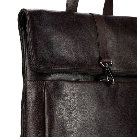 Jost London Zaino da giorno Vera Pelle 44 cm Vano porta PC