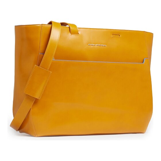 Piquadro Blue Square Borsa shopper Vera Pelle 40 cm