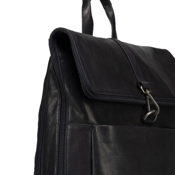 Jost Glasgow Zaino da giorno Protezione RFID Vera Pelle 42 cm Vano porta PC