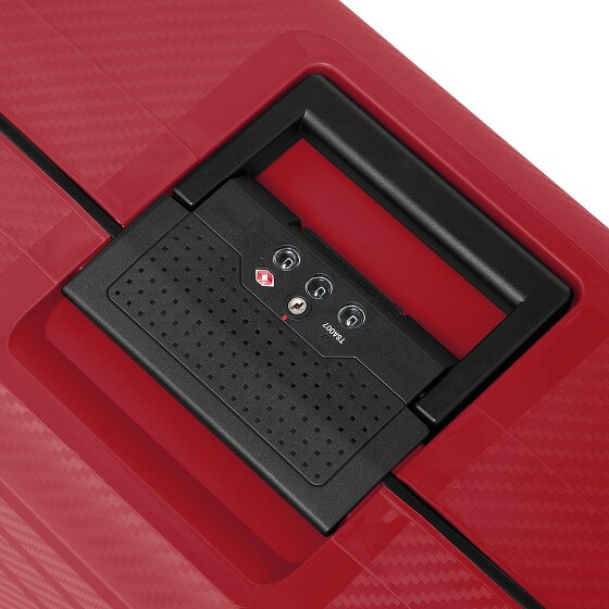 Redolz Set di valigie Essentials 15 a 4 ruote 3 pezzi con chiusura a tre punti