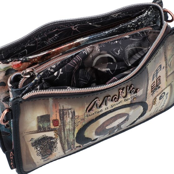 Anekke Shoen Black Borsa a tracolla 21 cm