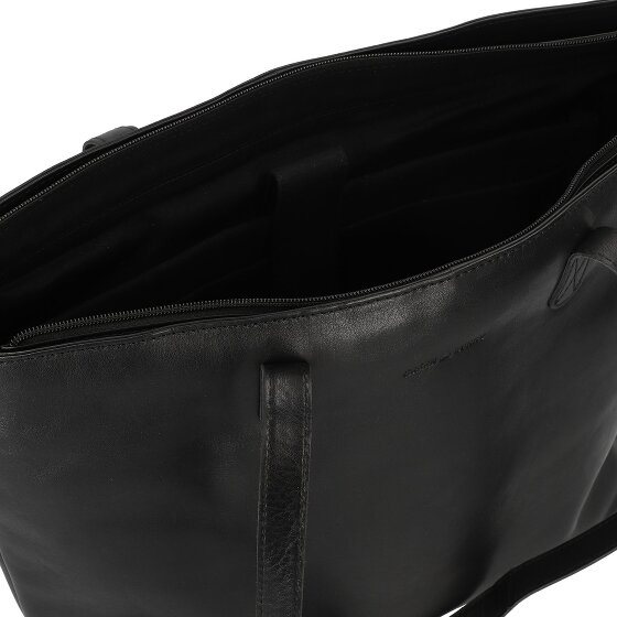 Greenburry Pure Black Borsa shopper Pelle 35 cm Scomparto per laptop