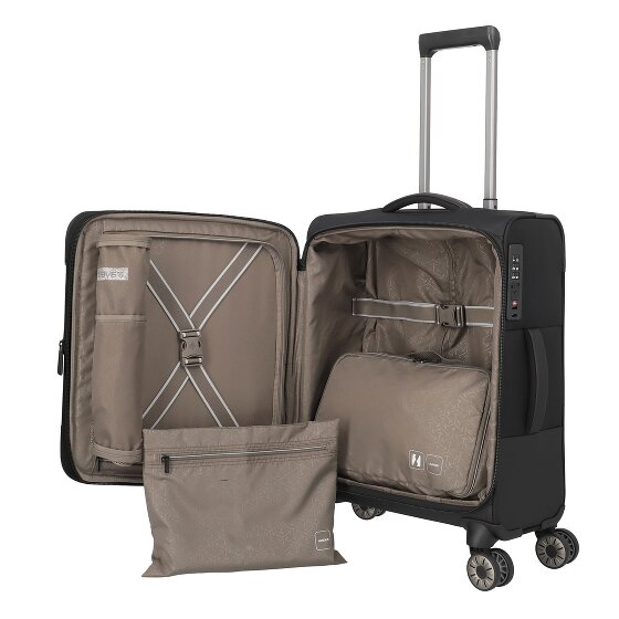 Travelite Crosslite 4 ruote Carrello della cabina S 55 cm
