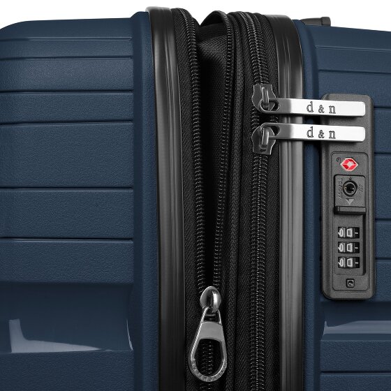 d&n Travel Line 4300-Plus 4 ruote Carrello L 76 cm con piega di espansione