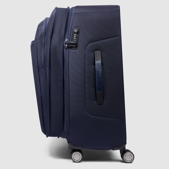Piquadro Brief 4 ruote Carrello 68 cm con piega di espansione
