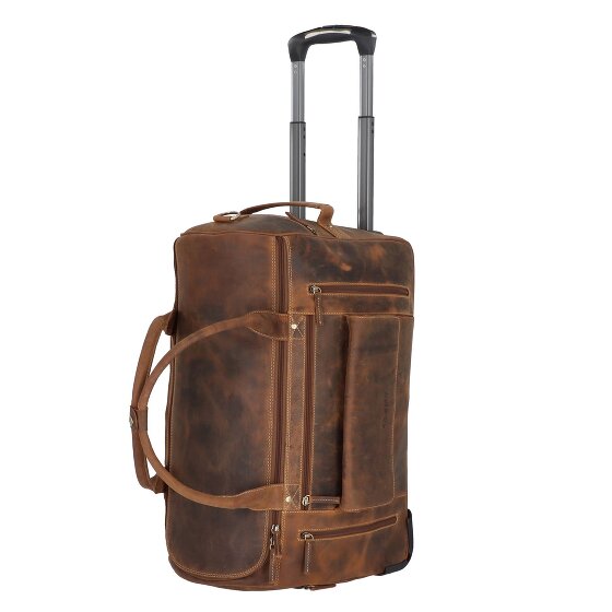 Greenburry Vintage 2 ruote Borsa da viaggio Pelle 32 cm