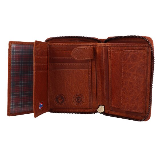 Greenburry House of Norway Portafoglio Protezione RFID Pelle 10.5 cm