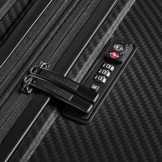 Smartbox Edition 01 4 ruote Set di valigie 3 pezzi con piega di espansione Smartbox Edition 01 4 ruote Set di valigie 3 pezzi con piega di espansione