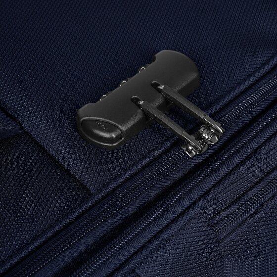 bugatti Valencia Soft 4 ruote Set di valigie 3 pezzi con piega di espansione