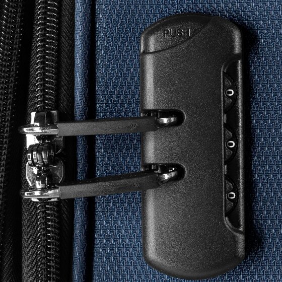 bugatti Valencia Soft 4 ruote Set di valigie 3 pezzi con piega di espansione