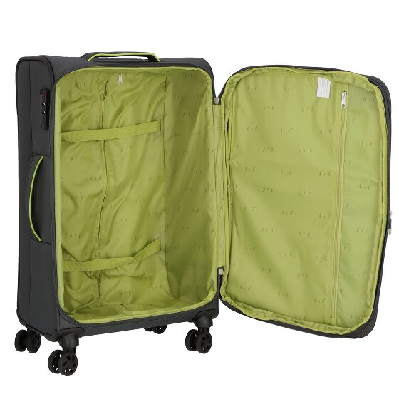 d&n Travel Line 6704 4 ruote Set di valigie 3 pezzi