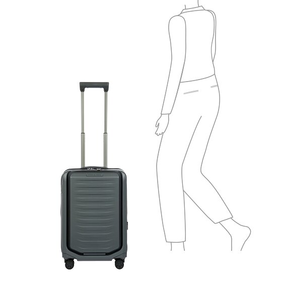 Porsche Design Roadster 4 ruote Carrello della cabina S 55 cm Scomparto per laptop con piega di espansione