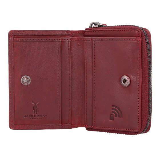Jack Kinsky Montreal Portafoglio Protezione RFID Pelle 11 cm