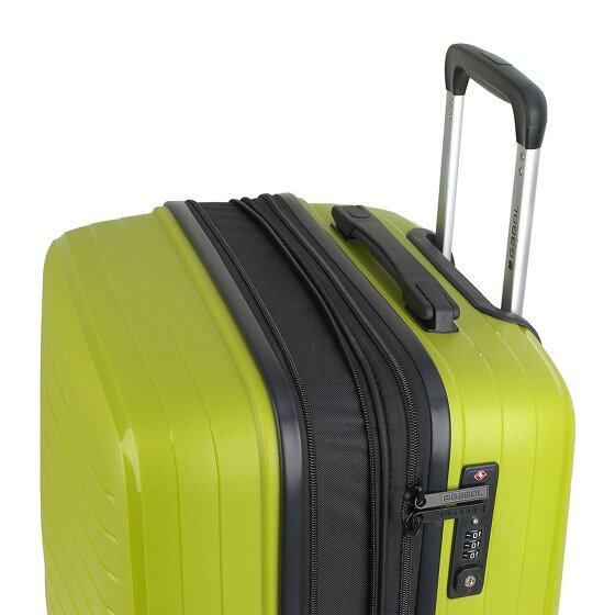 Gabol Shinyuu 4 ruote Set di valigie 3 pezzi con piega di espansione