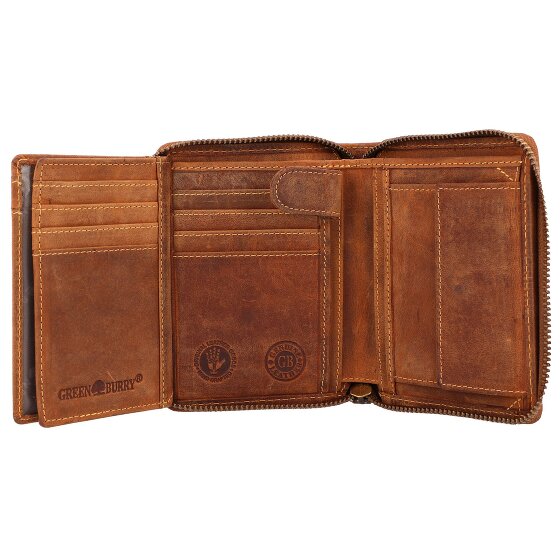 Greenburry Vintage Portafoglio Vera Pelle 12.5 cm