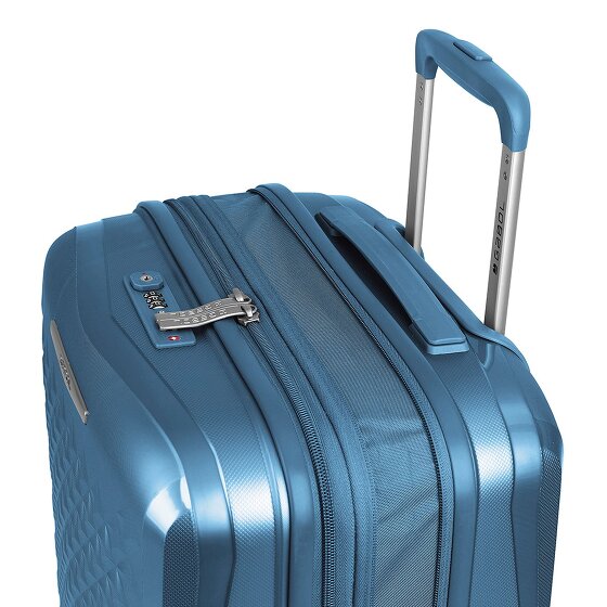 Gabol Queens 4 ruote Set di valigie 2 pezzi con piega di espansione