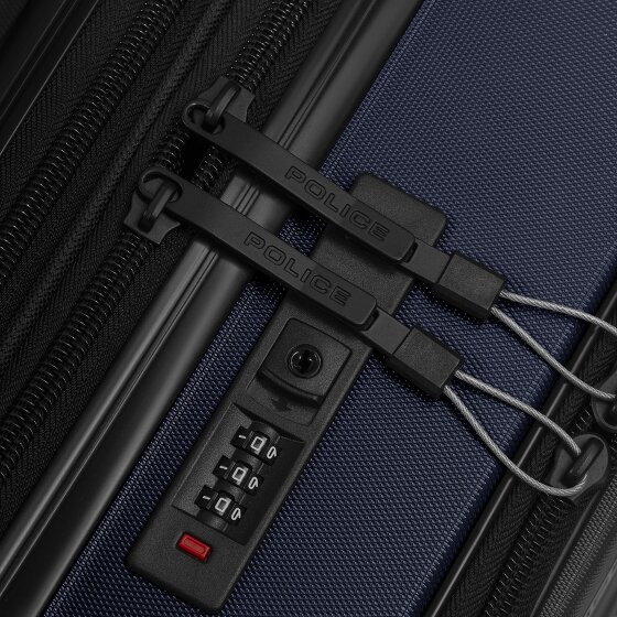 Police London 4 ruote Carrello della cabina 55 cm Scomparto per laptop con piega di espansione
