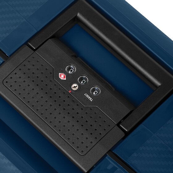 Redolz Essentials 15 Set di valigie da 4 ruote con 4 ruote S+L con chiusura a tre punti