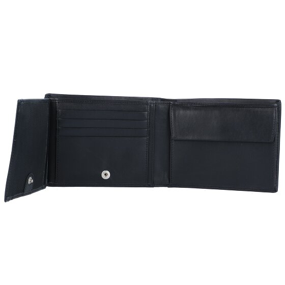 Esquire Nuovo Portafoglio di seta in pelle 12 cm