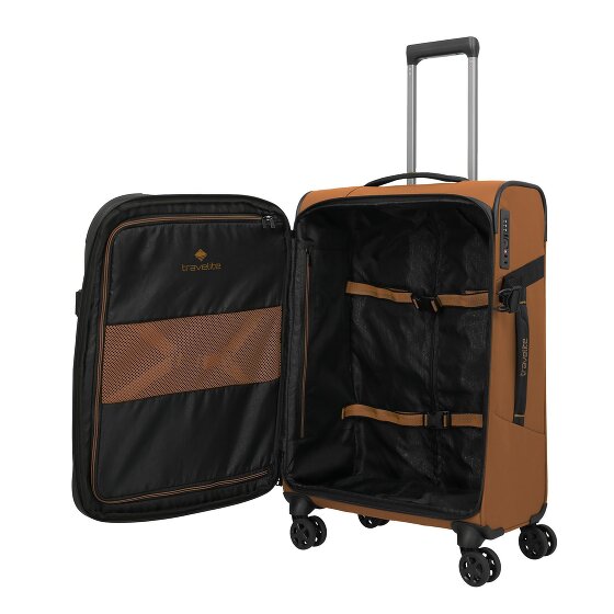 Travelite Briize 4 ruote Carrello M 67 cm con piega di espansione