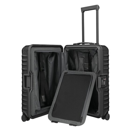 Titan Trolley cabina Eternity a 4 ruote, in Alluminio, 55 cm