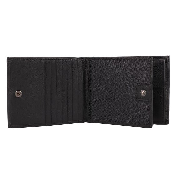 Braun Büffel Hannes Portafoglio Protezione RFID Pelle 12 cm