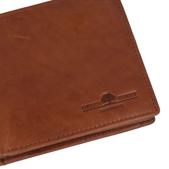 Greenburry Newport Portafoglio Protezione RFID Pelle 11 cm