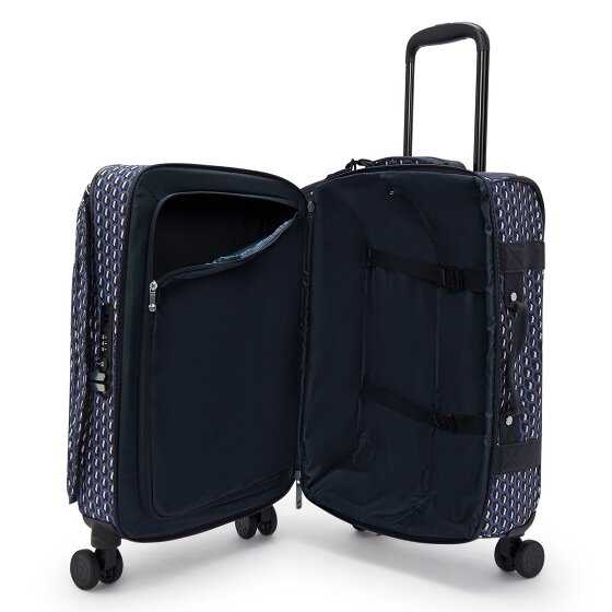 Kipling Basic Prt Spontaneous 4 ruote Carrello della cabina S 53 cm
