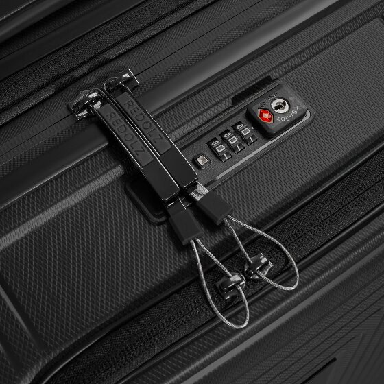 Redolz Essentials 14 4 ruote Carrello della cabina S 55 cm Scomparto per laptop con piega di espansione