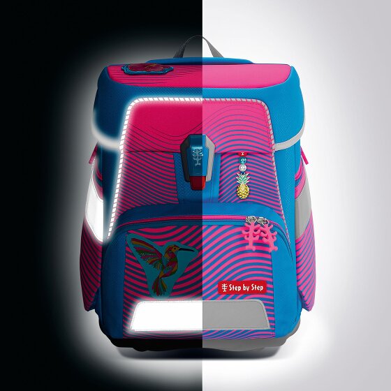 Step by Step Space Neon Set di borse per la scuola 5 pezzi