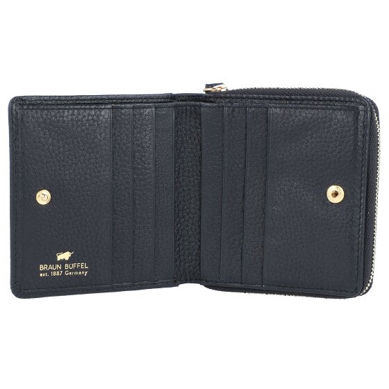 Braun Büffel Asti Portafoglio RFID in pelle 10 cm