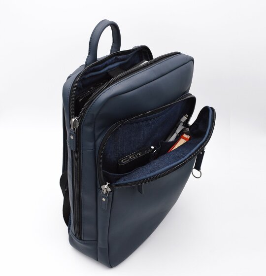 Jump Zaino Boston 39 cm in pelle con scomparto per laptop