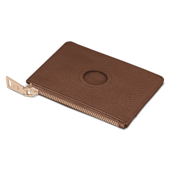 Lazarotti Bologna Portachiavi in pelle 11,5 cm con scomparto per air tag