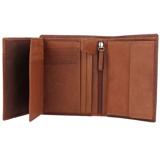 Esquire Croco Portafoglio Protezione RFID Pelle 10 cm