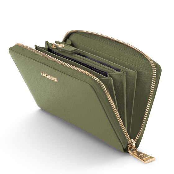 Lazarotti Portafoglio Bologna XL con zip in pelle 19 cm