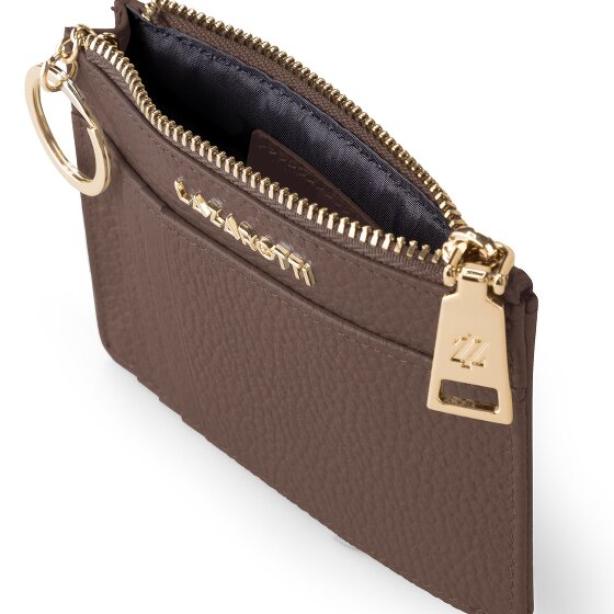 Lazarotti Bologna Portachiavi in pelle 11,5 cm con scomparto per air tag