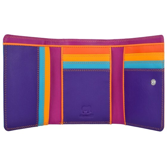 Mywalit Portafoglio trifoglio medio in pelle 12 cm
