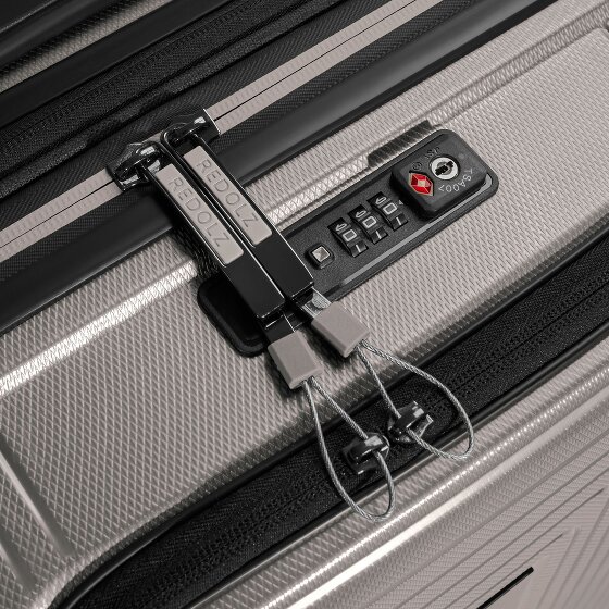 Redolz Essentials 14 4 ruote Carrello della cabina S 55 cm Scomparto per laptop con piega di espansione