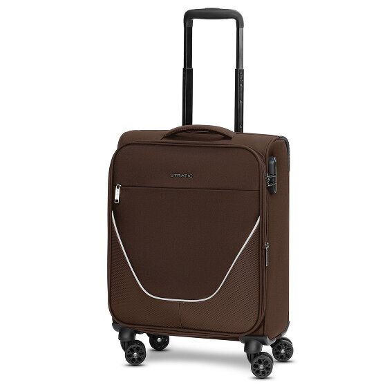 Stratic taska Trolley cabina a 4 ruote S 55 cm con piega a espansione