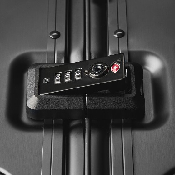 Redolz Set di valigie in alluminio a 4 ruote Pro S+L