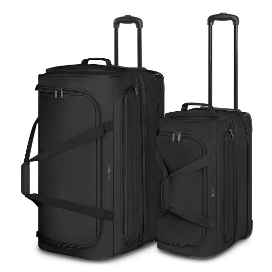 Redolz Set di borse da viaggio a 2 ruote Duffle Essentials 2 pz. M+L con piega elastica